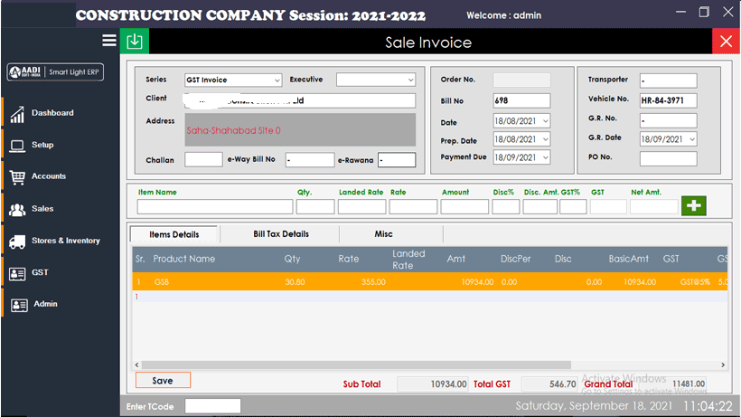 Billing , Accounting , Inventory and GST Billing Software Dehradun Uttarakhand
